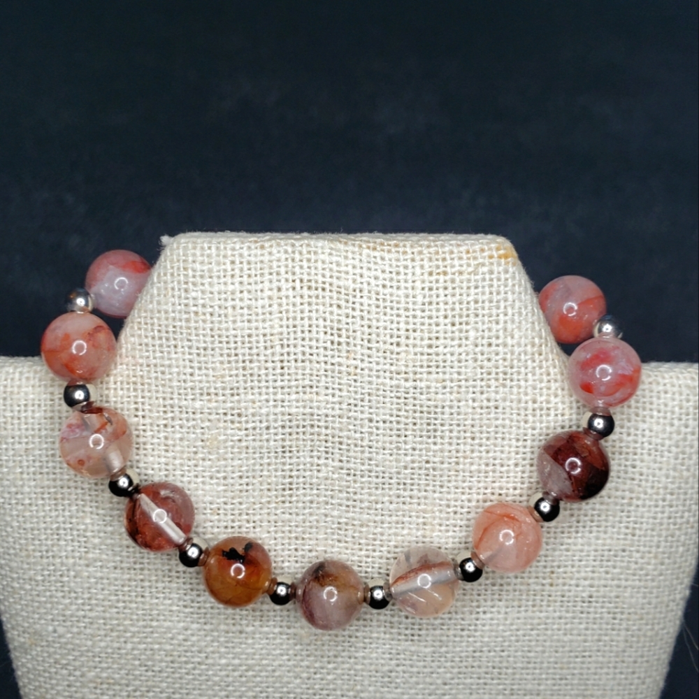 Fire quartz bracelet
